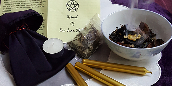 Paquete ritual de San Juan